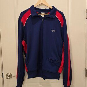 Vintage 90s/00s Speedo Windbreaker Jacket L Navy Red